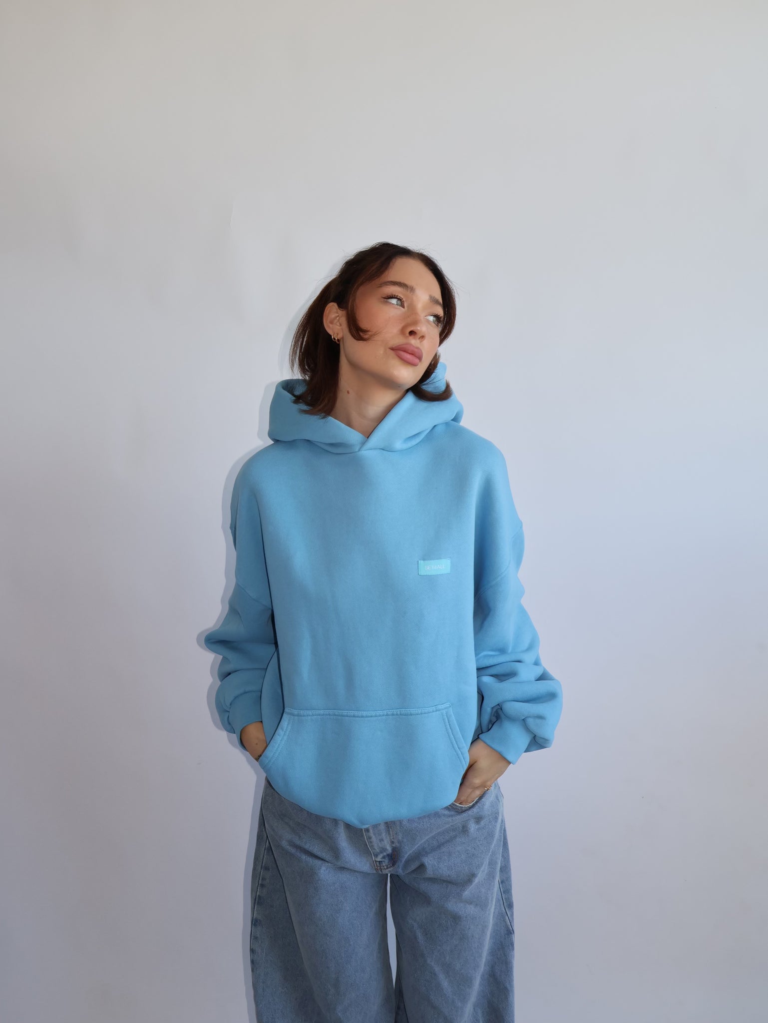 Blue Bubble Gum Heavyweight Hoodie